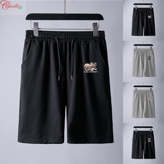 Pantalones cortos de verano de cinco puntos pantalones sueltos estudiante deportes Casual pantalones de playa hombres pantalones