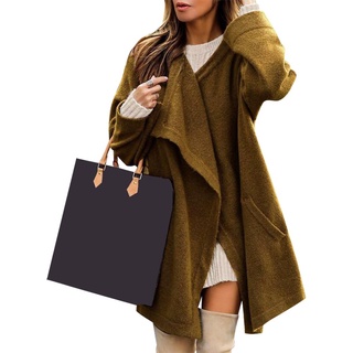 cárdigan suelto para mujer suéter de trench coat casual suelto abrigo