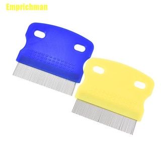 [Emprichman] cepillo de limpieza de dientes de acero inoxidable para mascotas/perros/gatos/cepillo de limpieza de pulgas (3)