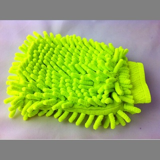 [romanholiday] guante de microfibra de doble cara para coche, lavado de polvo, guante de limpieza, toalla co