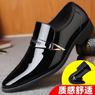 Nuevos zapatos puntiagudos de los hombres de la versión juvenil de la moda británica de la marea de los hombres zapatos de los hombres zapatos de negocios conjunto de pie zapatos casuales (1)