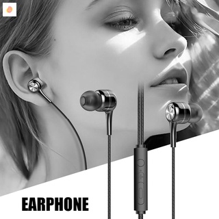 In-Ear Earphone for Phoning Gaming with Mic Wired Headphones Headset Quads-Core Isolation Noise Bass headphones