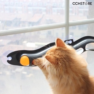cch divertido de plástico pista de ping pong pelota sucker mascota gatito gato juguete regalo interactivo (9)