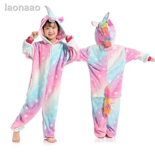 ^^kigurumi Onesie niños unicornio pijamas para niños Animal de dibujos animados manta durmientes bebé disfraz de invierno niñas Licorne Jumspuit (3)