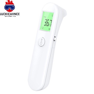 inglés termómetro infrarrojo sin contacto instrumento de temperatura de la frente