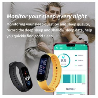 Novo M5 Smart Watch Hombres Mujeres Monitor De Ritmo Cardíaco Presión Arterial Fitness Tracker Smartwatch Band 5 Reloj Deportivo Para IOS Android (3)