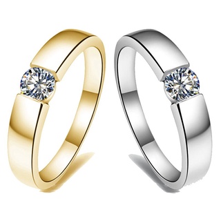 anillo de compromiso para hombre/boda de plata/oro con diamantes
