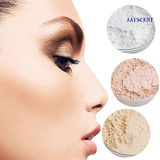 (jayscent) control de aceite duradero belleza piel maquillaje corrector polvo suelto acabado polvo