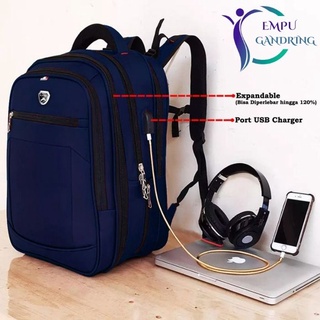 2.2 COD envío gratis!! Polo mochila ORI Import 802 bolsa de los hombres bolsa POLO puerto USB cargador y llavero mochila de 3 dígitos expansión (5)
