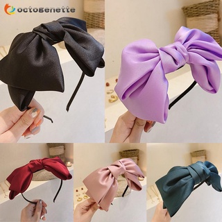 OCTOGENETTE Sweet and Cute Bow Knot Hair Band Top Knot Cute Hairband Women's Headband Hair Accessories Fashion Head Wear Retro Head Hoop/Multicolor