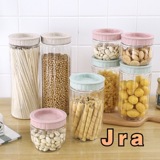 1 pc 500/1000/1600ML caja de almacenamiento de cocina hermética latas de cereales almacenamiento de alimentos especias contienen condimentos recipientes herméticos