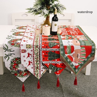 wd navidad decoración de punto tela creativa colorido camino de mesa mantel