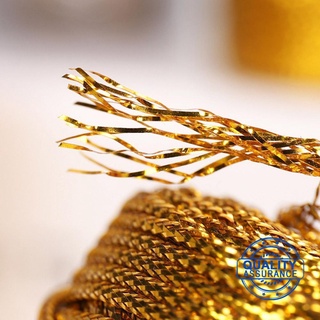 100m*1.5mm macramé cuerda cuerda artesanía diy oro regalo textil para coser cuerda hilo hogar a1g8