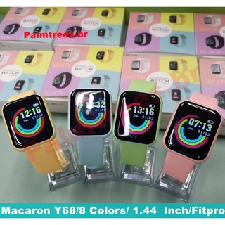 Fashion new Macaron Y68 D20 reloj inteligente con Bluetooth USB con Monitor Cardíaco PK W26 X7 Smartwatch