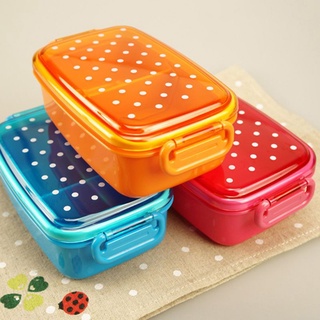Enc Dot contenedor De almacenamiento De Alimentos almuerzo lonchera Para niños picnic escuela Bento Sushi box niños Frutas snacks Microondas almuerzo (3)