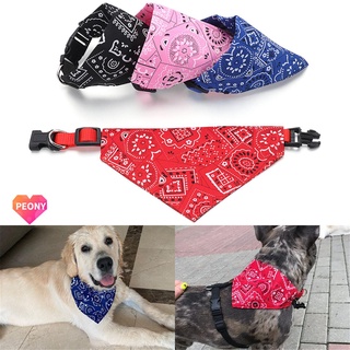 Peonía collar lavable para cuello decoración de vendajes triangulares de fiesta Bandanas perros bufanda para mascotas/Multicolor