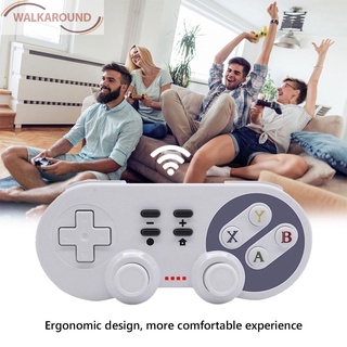 (Wal) Controlador compatible con Bluetooth Gamepad Joystick consola inalámbrica para PS3 PC Android (6)