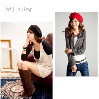 Gorro de lana caliente hfjinjing para mujer, nuevo y de alta calidad