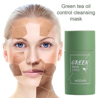 【Chiron】Green Tea Purifying Stick Mask Oil Control Anti-Acne Eggplant Solid Fine (1)
