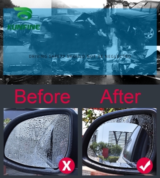 2pcs espejo retrovisor de coche película protectora espejo de coche ventana transparente película anti deslumbrante impermeable impermeable anti niebla coche pegatina