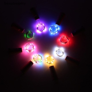 [beautyupmy] luces led impermeables para botella de vino, alambre de cobre, decoración de fiesta de boda