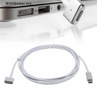 [conmejor] Adaptador de Cable USB C tipo C a Magsafe-2 para MacBook Air/Pro 45W 60W 85W [MY]