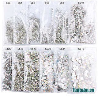(tuhot) 1440pcs uñas arte diamantes diamantes gemas 3D puntas DIY decoración nueva