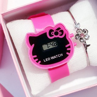 hello kitty reloj coreano para niños electrónico digital relojes para niños