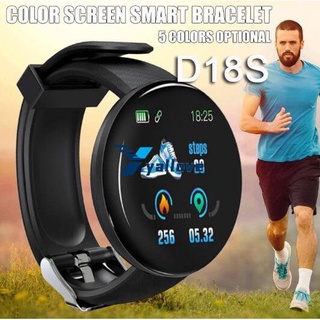 Reloj inteligente d18s impermeable Redondo con Rastreador de ejercicio/Smartwatch con Bluetooth yallove