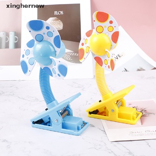 [xinghernew] ventilador eléctrico para cochecito de bebé, ventilador de verano, aletas de espuma suave, amigable con el bebé