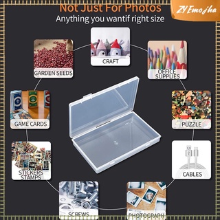 estuche de fotos 4x6\\\" caja de fotografías organizador de fotos de plástico caja contenedor (6)