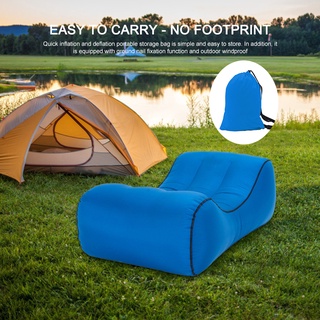 (superiorcycling) ultraligero perezoso sofá inflable al aire libre camping plegable impermeable nylon aire cama (4)