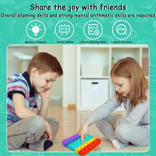 Brighthome Push Pop It Fidget burbuja sensorial juguete alivio del estrés juguetes (9)