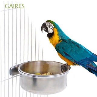 gaires coop alimentador de pájaros cacatúa accesorios de jaula de pájaros suministros anti-turnover loro alimentos contenedor de agua mascotas suministros aves | cuenco colgante