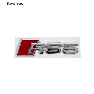 fitow - pegatina de emblema de aleación de metal para rs3 rs4 rs5 rs6 rs8 2021 gratis