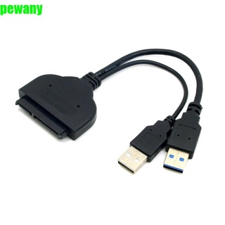 Pewany práctico USB a SATA USB convertidor HDD Cable adaptador de alta velocidad para "disco duro SSD HDD unidad de disco duro Durable SATA Easy Drive Cable/Multicolor (1)