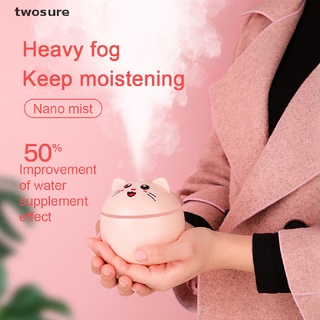 [twosure] Home Air Humidifier Cute Cat Diffuser Purifier Aromatherapy Car Humidifier [twosure]