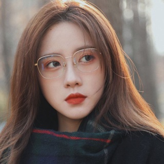 dabney gafas de lectura de las mujeres de moda vintage cuadrado coreano gafas de ordenador anti-azul luz ultraligera marco de metal geométrico para hombres delgado lente transparente gafas (3)