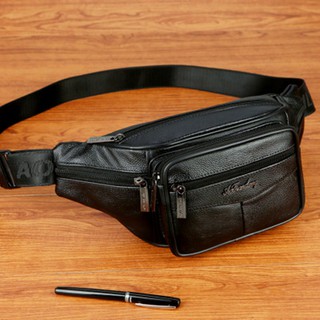 100% cuero genuino bolsa de cintura bolsa de cinturón multifunción sling mochila Real de cuero de vaca cartera de las mujeres bolsa