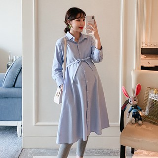 M-2xl moda embarazada mujer más el tamaño suelto largo vestido de maternidad ropa de enfermería Baju Mengandung