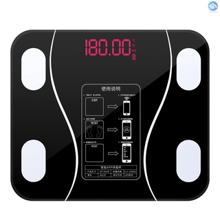 Multi-Functional Home Use Intelligent Body Fat Scale with Led Display BT Electronic Digital Weight Scale Body Composition Analyzer Monitor