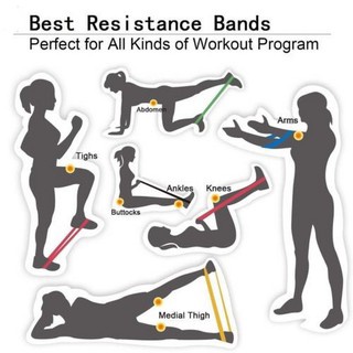 [nuevo] bandas de resistencia para ejercicios, látex, gimnasio, entrenamiento de fuerza, banda de entrenamiento, Fitness en casa/Pilates/Banda de resistencia para Yoga/deporte Fitness (8)