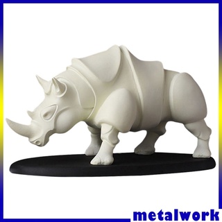 (garrio Tienda Oficial) linda estatua De Resina De Rinoceronte Escultura adorno coleccionable De estatuilla artesanal muebles Para Sala De Estar balcón