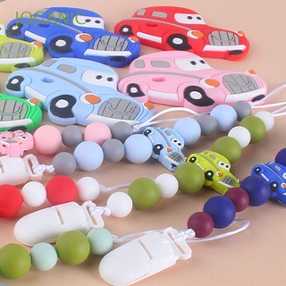 JOGANIC Portable Car Baby Teethers Newborn Baby Baby Pacifier Clips Teething Nursing Teething Stick Car Pendant Silicone Nursing Teething Gift Cartoon Baby Teether Toys Pacifier Clip Chain