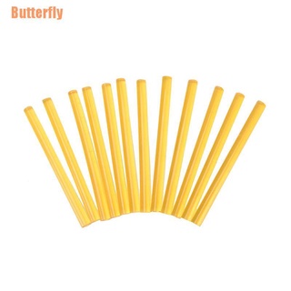Butterfly(@) 12 x palos de pegamento de queratina profesional para extensiones de cabello humano amarillo