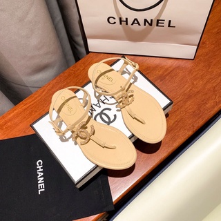 ¡ Listo Stock ! Chanel 2021 Verano Nueva Tendencia Ocio Mujer Sandalia Flip Flop