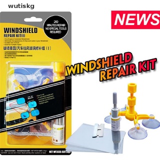 wutiskg kit de reparación de parabrisas diy herramientas de reparación de ventanas de coche herramientas de reparación de vidrio arañazos grietas restaurar co