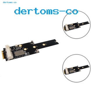 De Mini PCI-E to NGFF M.2 Key M A/E Adapter Converter Card with SIM Slot Power LED