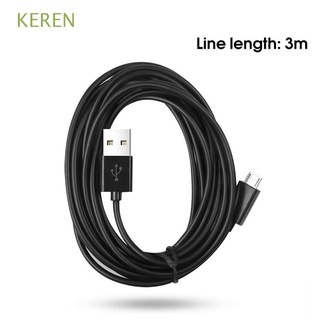 Keren cable De Carga Extra largo negro/blanco Para juegos/cable De alimentación multicolor Ps4 controles Ps4