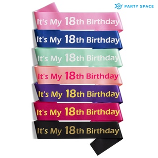 [nuevo Diseño]es mi faja de cumpleaños número 18 feliz 18 cumpleaños decoración fiesta favores para cumpleaños niña cumpleaños niño